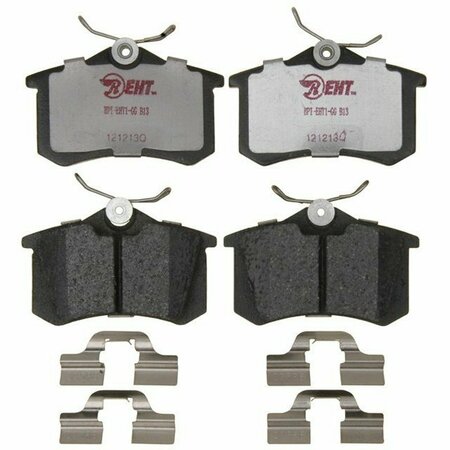 R/M BRAKES BRAKE PADS OEM OE Replacement Hybrid Technology With Hardware EHT340AH